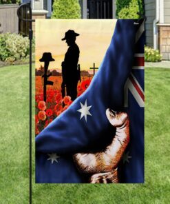 anzac day australia flag veteran flag ttv548f 2665
