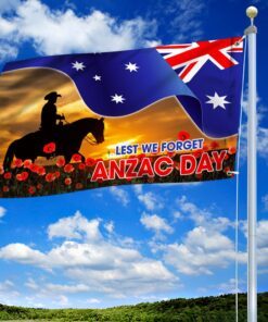 anzac day australia grommet flag lest we forget tqn1084gf 1881