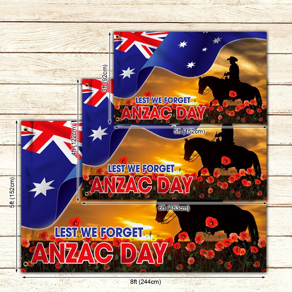 ANZAC Day Australia Grommet Flag Lest We Forget TQN1084GF - Image 5