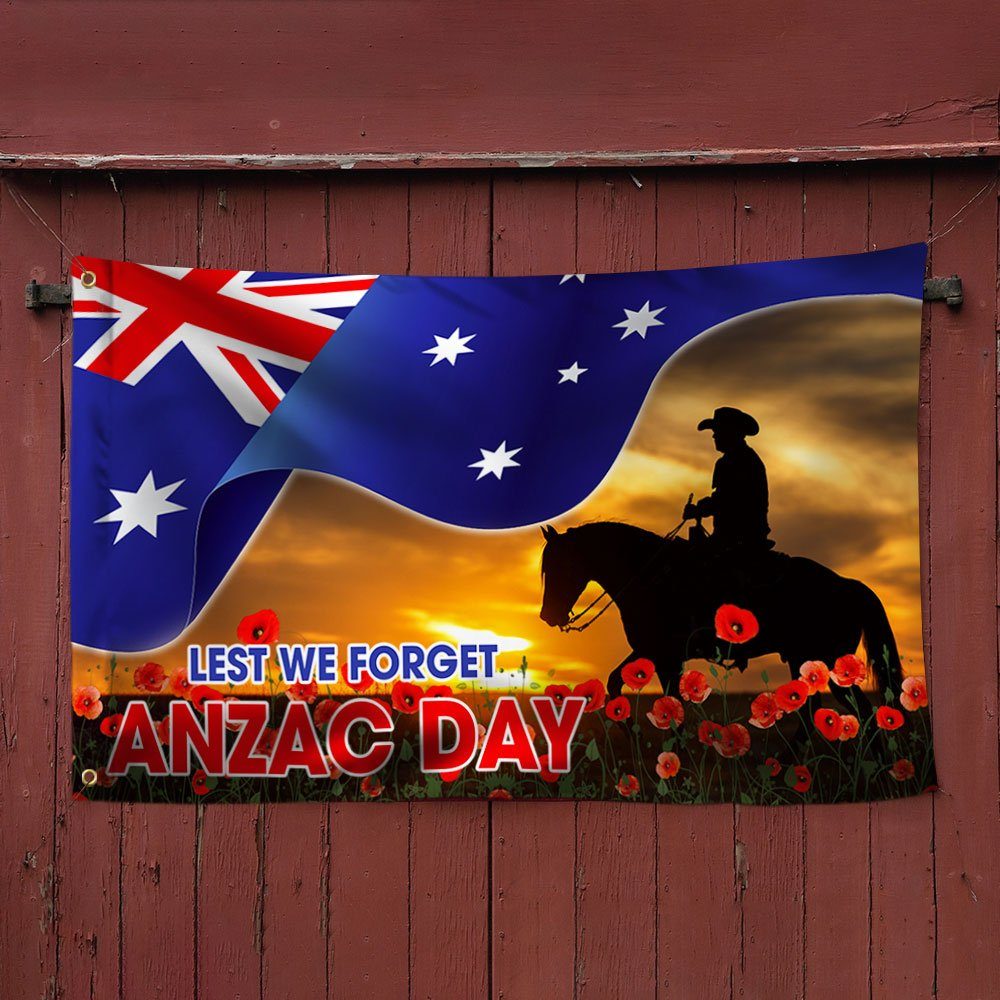 ANZAC Day Australia Grommet Flag Lest We Forget TQN1084GF - Image 3