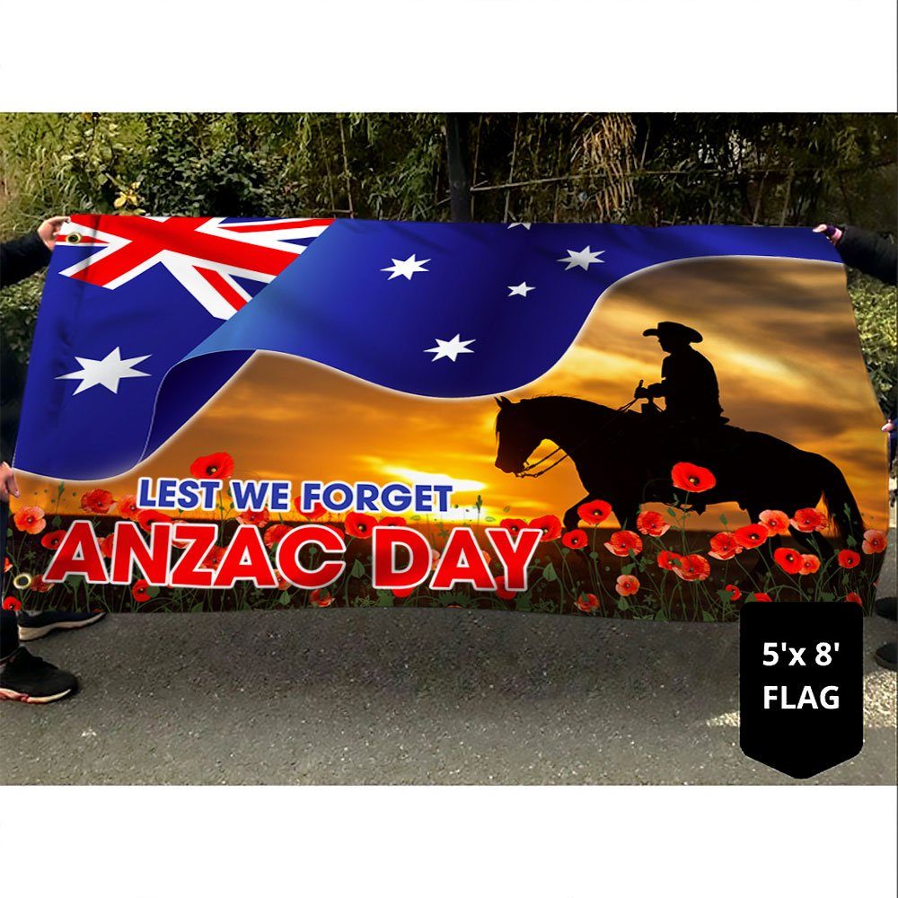 ANZAC Day Australia Grommet Flag Lest We Forget TQN1084GF - Image 4