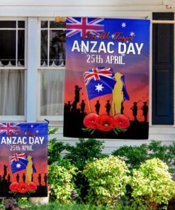 anzac day australia lest we forget 25 april australian flag mln1188f 1069