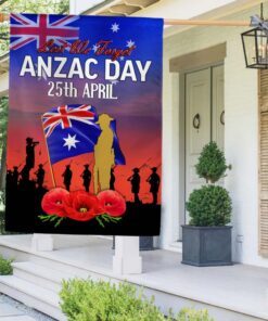 anzac day australia lest we forget 25 april australian flag mln1188f 1972