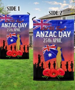 anzac day australia lest we forget 25 april australian flag mln1188f 7406