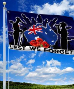 anzac day australia veteran grommet flag anzac sun ntb508gf 1935