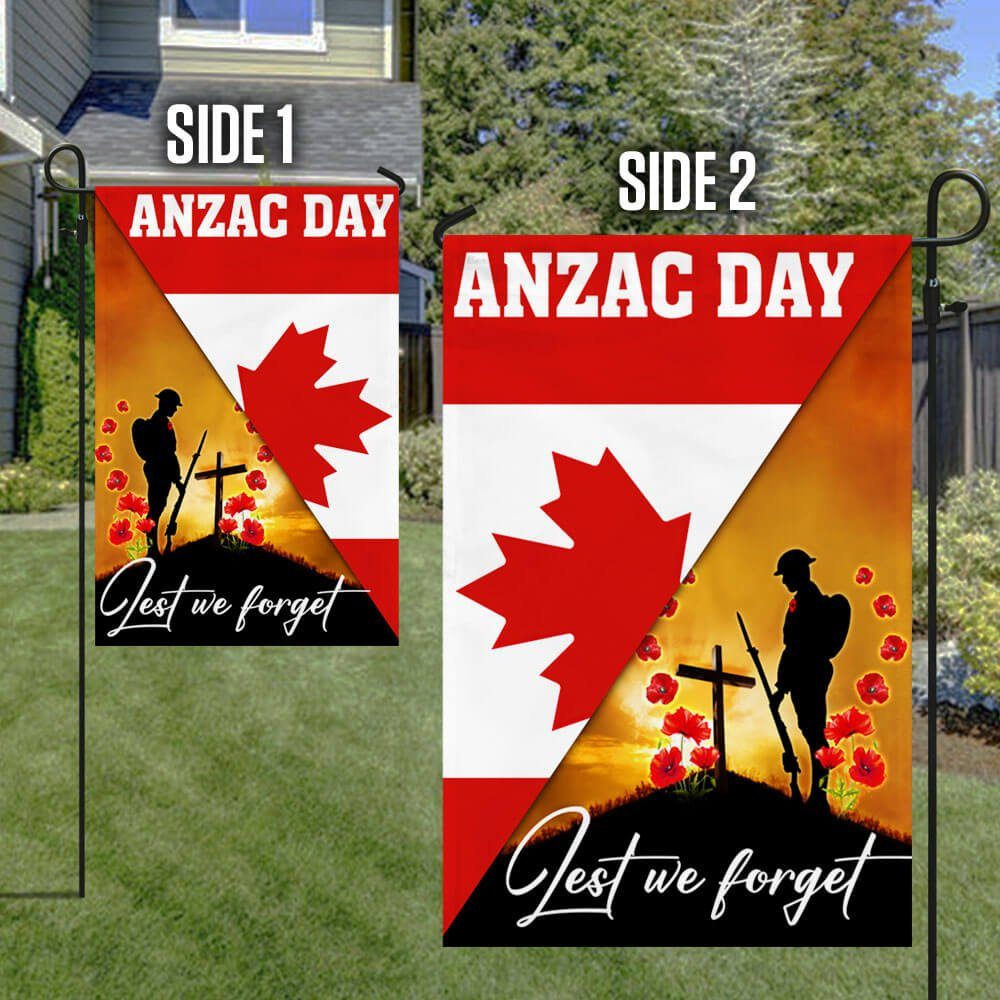Anzac Day Canada Lest We Forget Canadian Flag MLN1147F - Image 6