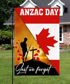 Anzac Day Canada Lest We Forget Canadian Flag MLN1147F