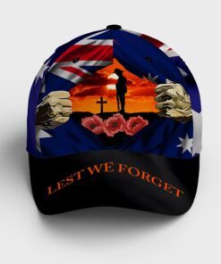 Anzac Day Cap Lest We Forget Australia QNK1076BC