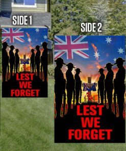anzac day flag lest we forget australia qnn814f 7391