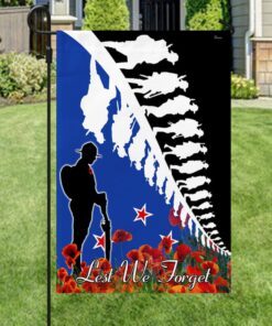 anzac day flag lest we forget thb3392f 6754
