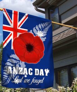 anzac day flag lest we forget ttn549f 7472