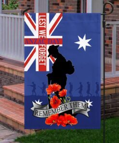 anzac day flag lest we forget ttv555f 2721