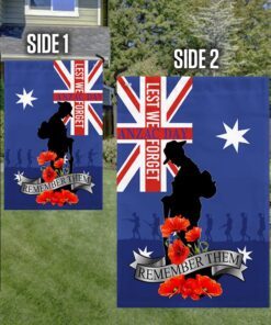 anzac day flag lest we forget ttv555f 4738