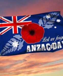 anzac day grommet flag lest we forget ttn549gf 2521