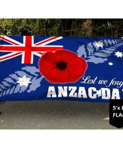 anzac day grommet flag lest we forget ttn549gf 4912