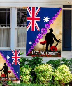 anzac day lest we forget purple poppy australia veteran flag mln925f 8863