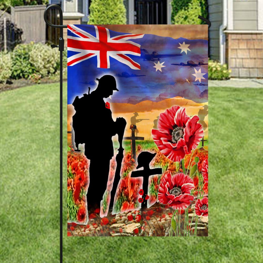 Anzac Day Lest We Forget Remembrance Them Flag Soul NTB181F - Image 4