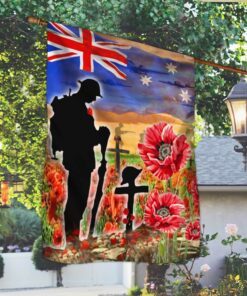 anzac day lest we forget remembrance them flag soul ntb181f 3187