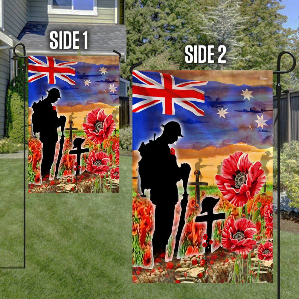 Anzac Day Lest We Forget Remembrance Them Flag Soul NTB181F - Image 6