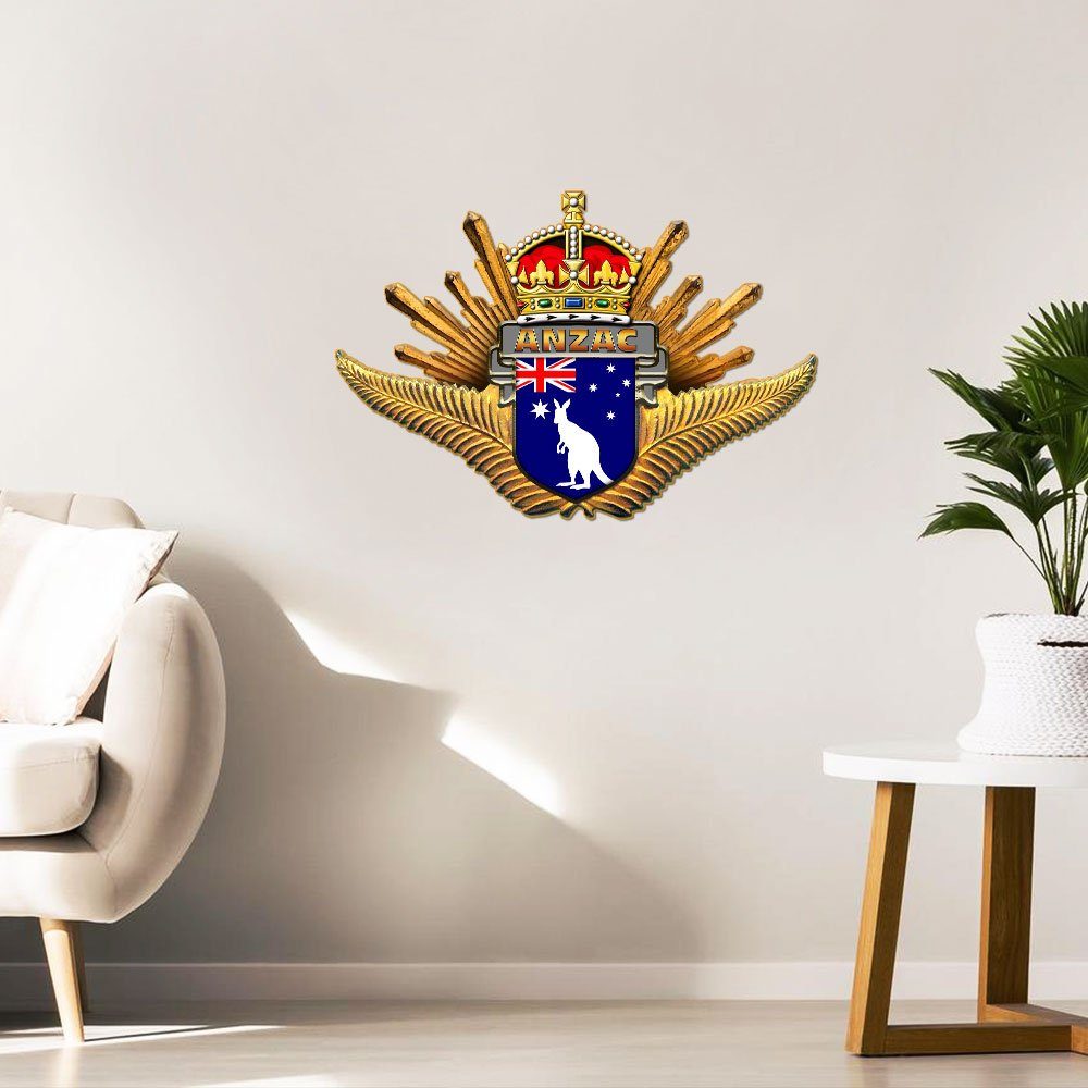 Anzac Day Lest We Forget Rising Sun Hanging Metal Sign LNT53MS - Image 3
