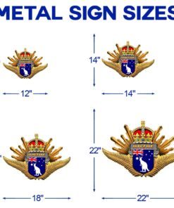 anzac day lest we forget rising sun hanging metal sign lnt53ms 5762
