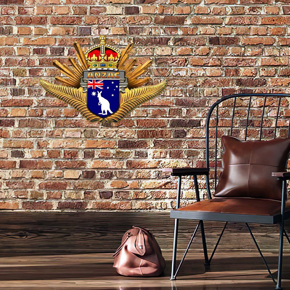 Anzac Day Lest We Forget Rising Sun Hanging Metal Sign LNT53MS - Image 4