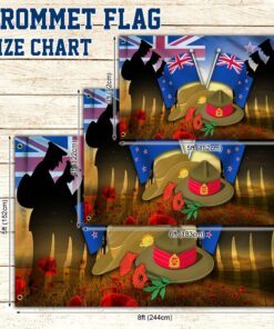 anzac day new zealand grommet flag lest we forget tqn193gf 4221