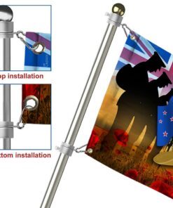 anzac day new zealand grommet flag lest we forget tqn193gf 6033