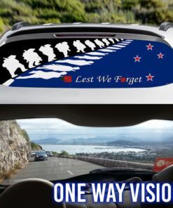 anzac day rear window decal new zealand lest we forget lha1977cd 2198