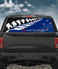 Anzac Day Rear Window Decal New Zealand Lest We Forget LHA1977CD