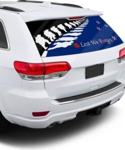 anzac day rear window decal new zealand lest we forget lha1977cd 8218