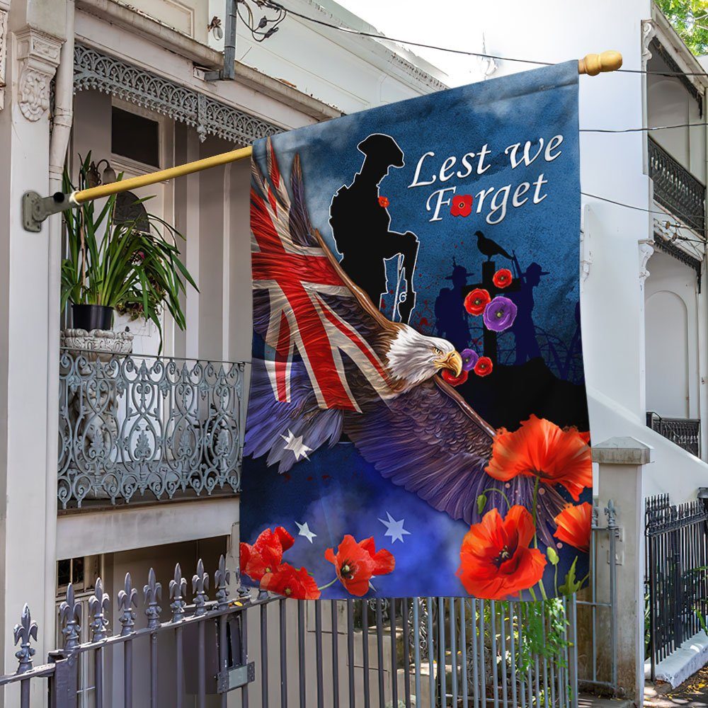 Anzac Day Veteran Australia Flag Lest We Forget LHA2040F - Image 2