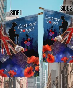 anzac day veteran australia flag lest we forget lha2040f 1414