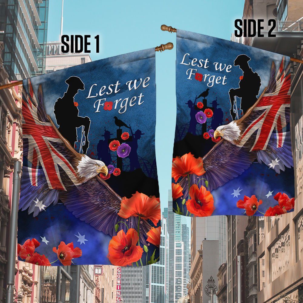 Anzac Day Veteran Australia Flag Lest We Forget LHA2040F - Image 3
