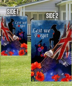anzac day veteran australia flag lest we forget lha2040f 4617