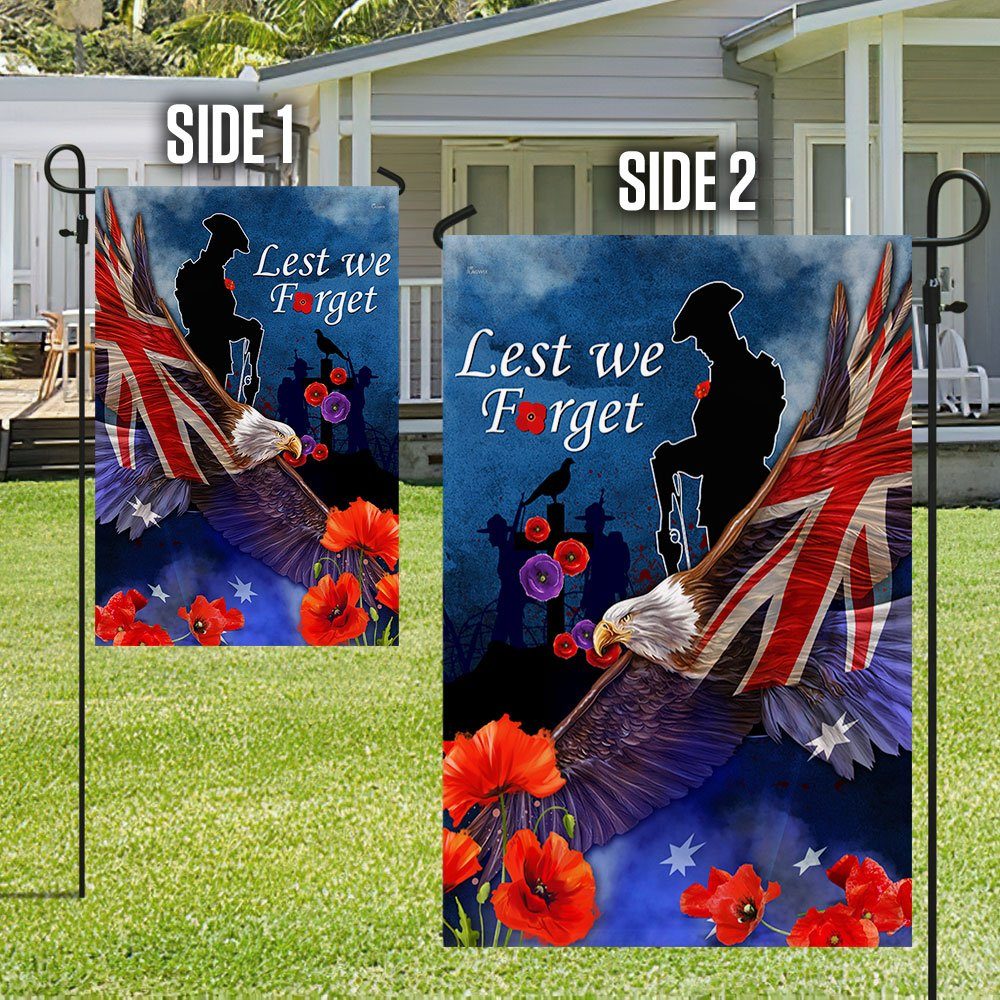 Anzac Day Veteran Australia Flag Lest We Forget LHA2040F - Image 6