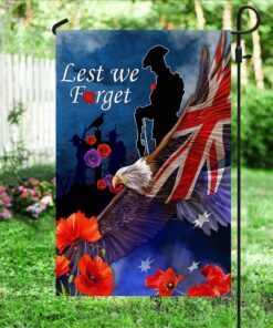 anzac day veteran australia flag lest we forget lha2040f 8396