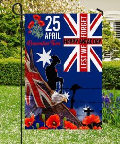 anzac day veteran eagle australia flag remember them happy anzac day lest we forget lha2115f 4134