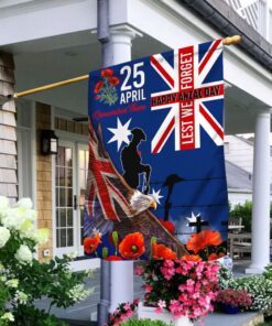 Anzac Day Veteran Eagle Australia Flag Remember Them Happy Anzac Day Lest We Forget LHA2115F