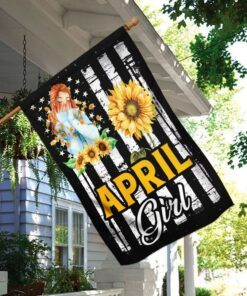 april girl birthday flag 3826