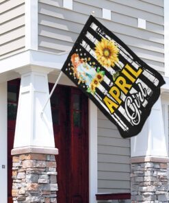 april girl birthday flag 7075