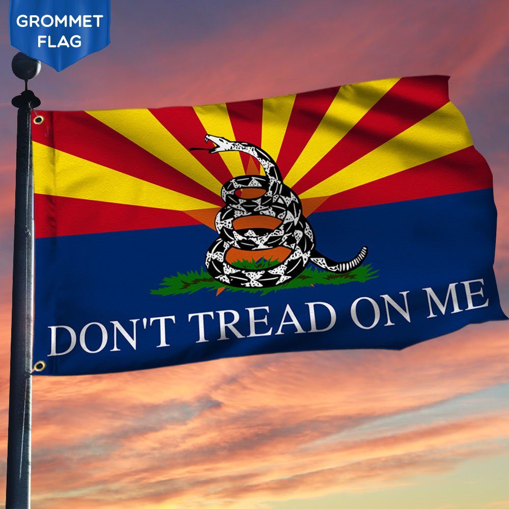 Arizona Grommet Flag Gadsden Don't Tread on Me Flag LHA1766GF