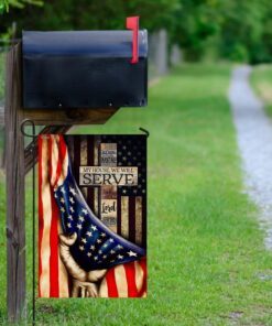 as for me &amp my house, we will serve the lord flag 1128