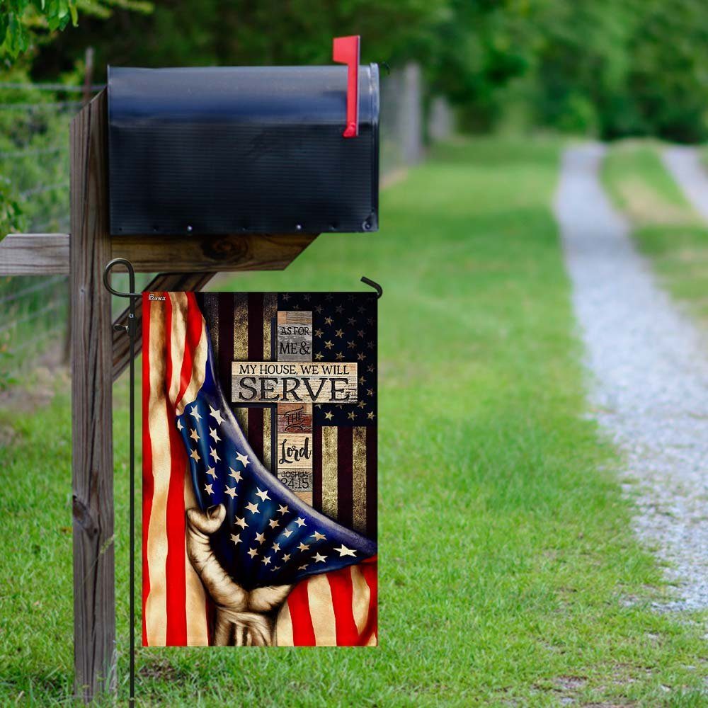 As For Me & My House, We Will Serve The Lord Flag - Image 9