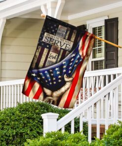 as for me &amp my house, we will serve the lord flag 5693