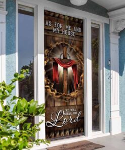 as for me and my house, we will serve the lord door cover 1929