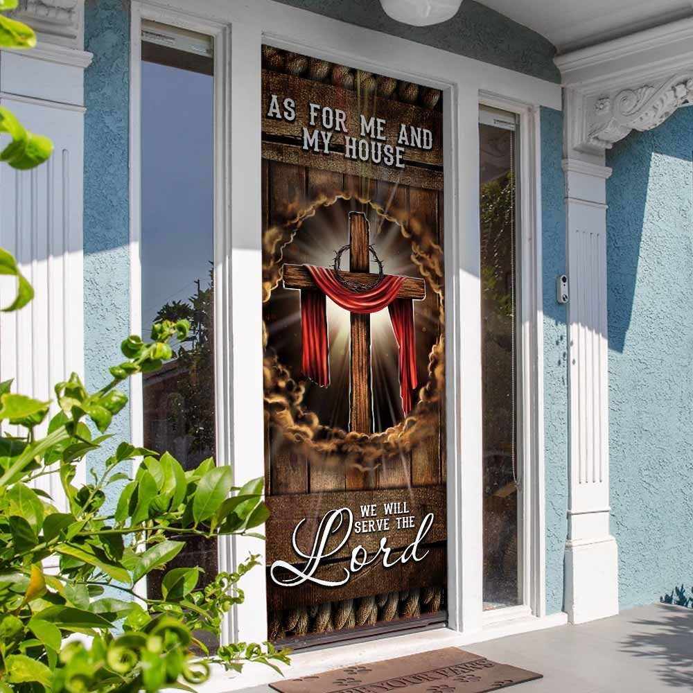 As For Me And My House, We Will Serve The Lord Door Cover - Image 3