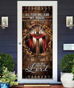 as for me and my house, we will serve the lord door cover 5070