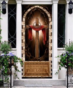 As For Me And My House. We Will Serve The Lord Door Cover THB3212D