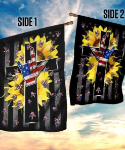 asl i love you sign language flag 1429